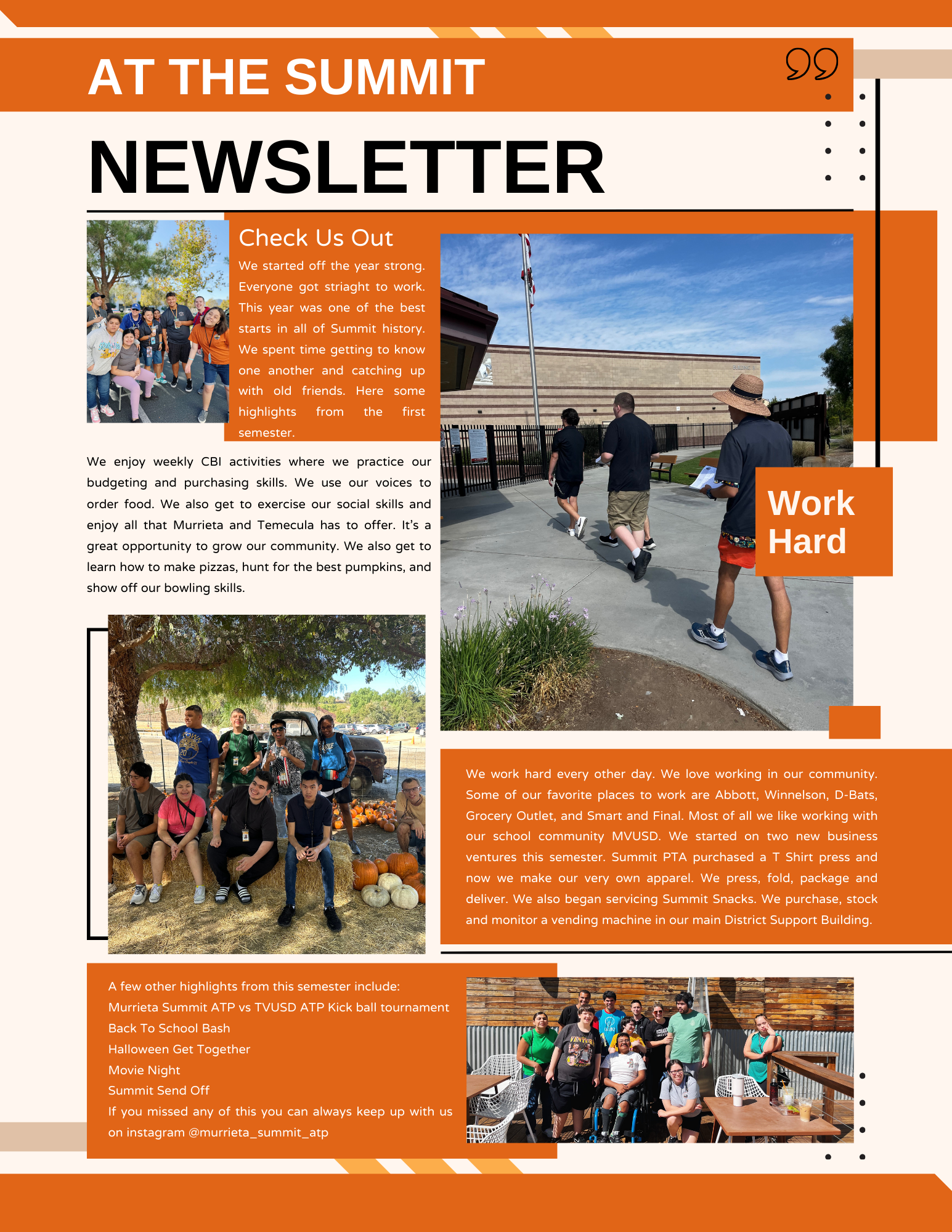 Summit Newsletter
